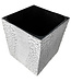 Concrete Sidetable Faux Wood End Table - Brynn D35xH44cm