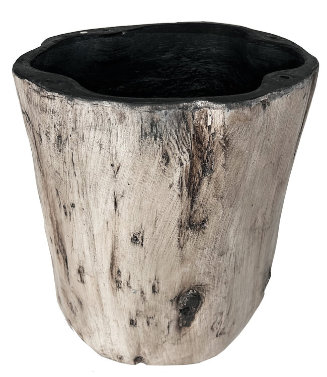 Bijzettafel Beton Imitatiehout - Calix D35xH44cm