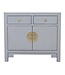 Armoire Chinoise Gris Pastel - Orientique Collection L90xP40xH80cm