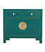 Fine Asianliving PREORDER WEEK 19 Armadio Cinese Verde Acqua - Orientique Collezione L90xP40xA80cm