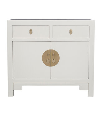 Fine Asianliving Credenza Cinese Moonshine Grigio - Orientique Collezione L90xP40xA80cm