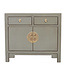 Fine Asianliving Chinese Cabinet Olive Grey - Orientique Collection W90xD40xH80cm