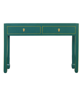 Fine Asianliving Consolle Cinese Verde Acqua - Orientique Collezione L120xP35xA80cm