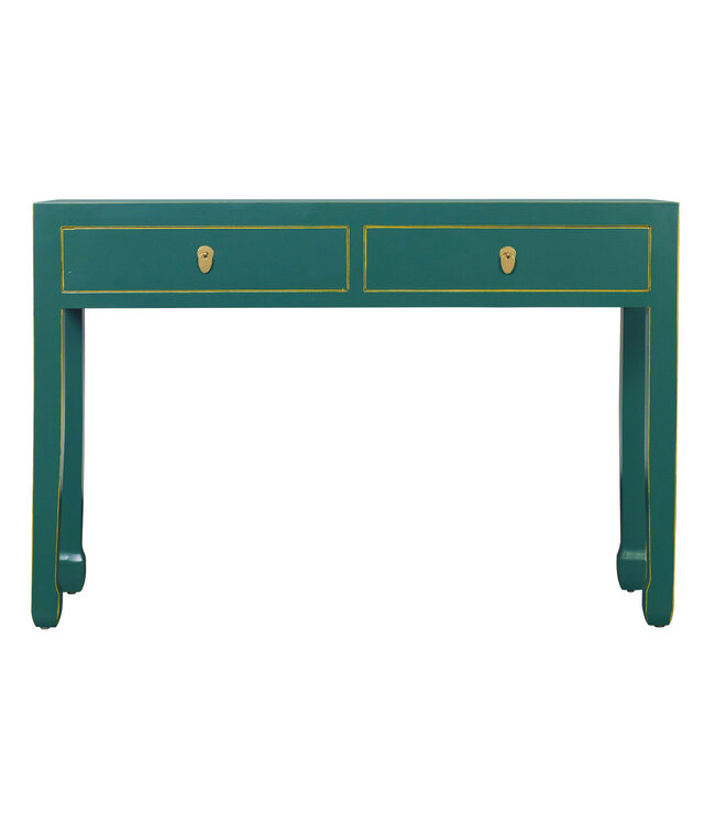 Chinese Console Table Teal - Orientique Collection W120xD35xH80cm