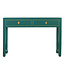 Chinese Console Table Teal - Orientique Collection W120xD35xH80cm