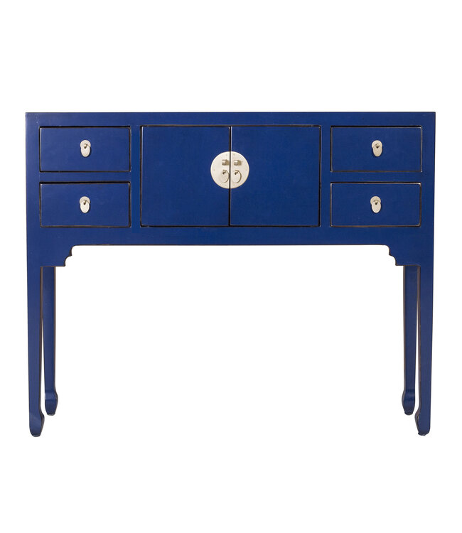 Chinesischer Konsolentisch Nachtblau - Orientique Kollektion B100xT26xH80cm