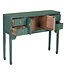 Console Chinoise Vert Sapin - Orientique Collection L100xP26xH80cm