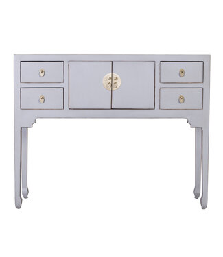 Fine Asianliving Consolle Cinese Grigio Pastello - Orientique Collezione L100xP26xA80cm