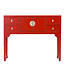 Fine Asianliving Console Chinoise Lucky Rouge - Orientique Collection L100xP26xH80cm