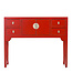 Fine Asianliving Mesa Consola China Lucky Rojo - Orientique Colección An100xP26xAl80cm