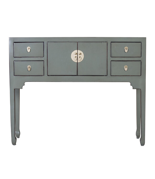 Mesa Consola China Gris Oliva - Orientique Colección An100xP26xAl80cm