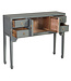 PREORDER WEEK 19 Chinese Console Table Olive Grey - Orientique Collection W100xD26xH80cm