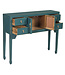 Chinese Sidetable Teal - Orientique Collectie B100xD26xH80cm