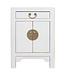 Table de Chevet Chinoise Blanche Neige - Orientique Collection L42xP35xH60cm