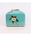 Chinesische Taschentuchbox Porzellan Blau Blumen B23xT9xH14cm