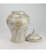 Chinese Ginger Jar White Dragon Hand-Painted D29xH46cm