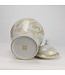 Chinesischer Vase mit Deckel Porzellan Weiß Drache Handgemalt D29xH46cm