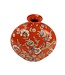 Chinesische Vase Porzellan Orange Blumen Handgemalt B32xT12xH34cm