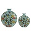 Chinese Vase Porcelain Blue Birds Hand-Painted W23xD10xH26cm