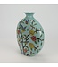 Chinese Vase Porcelain Blue Birds Hand-Painted W23xD10xH26cm