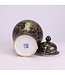 Chinese Ginger Jar Porcelain Navy Blue Dragon Hand-Painted D13xH24cm