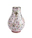 Vase Chinois Porcelaine Blanc Peint à la Main D22xH31cm