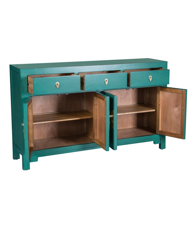 Chinese Sideboard Pine Green - Orientique Collection W140xD35xH85cm