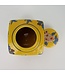 Tarro de Jengibre Chino Porcelana Amarillo Flores Pintado a Mano D12xAl21cm