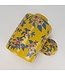 Chinese Ginger Jar Porcelain Yellow Flowers Hand-Painted D20xH31cm