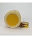 Tarro de Jengibre Chino Porcelana Amarillo Flores Pintado a Mano D20xAl31cm