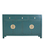 Fine Asianliving Chinese Dressoir Teal - Orientique Collectie B140xD35xH85cm