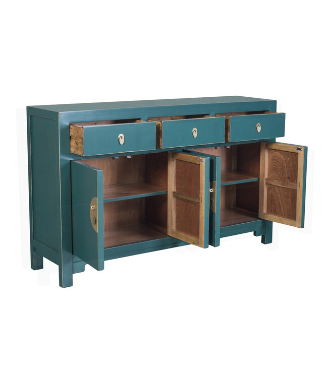 Credenza Cinese Verde Acqua - Orientique Collezione L140xP35xA85cm