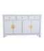 Fine Asianliving Chinese Sideboard Pastel Grey - Orientique Collection W140xD35xH85cm