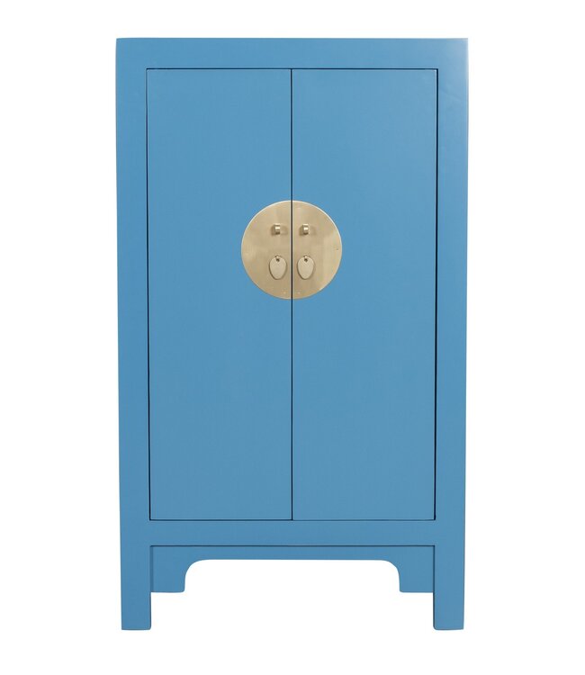 Armoire Chinoise Bleu Ciel - Orientique Collection L70xP40xH120cm