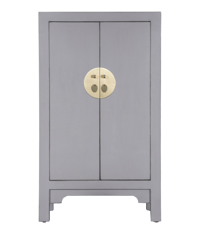 Chinese Cabinet Pastel Grey - Orientique Collection W70xD40xH120cm