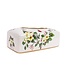 Boîte de Mouchoirs Chinoise Porcelaine Blanc Fleurs L23xP9xH14cm