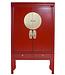 Armoire de Mariage Chinoise Lucky Rouge - Orientique Collection L100xP55xH175cm