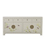 Fine Asianliving Buffet Chinois Moonshine Grège Peint à la Main - Orientique Collection L180xP40xH85cm