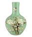 Chinese Vase Mint Blossoms Handmade D41xH57cm