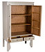 Chinesischer Hochzeitsschrank Moonshine Greige Handbemalt - Orientique Kollektion B105xT55xH175cm
