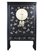 Armoire de Mariage Chinoise Onyx Noir Peint à la Main  - Orientique Collection L100xP55xH175cm