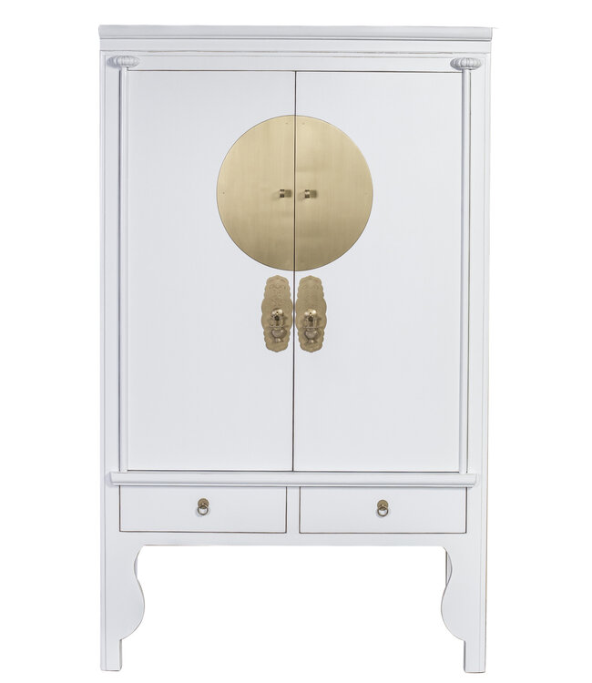 Armario de Bodas Chino Blanco Nieve - Orientique Colección An100xP55xAl175cm