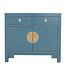 Chinese Cabinet Arctic Blue Grey - Orientique Collection W90xD40xH80cm