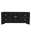 Chinese TV Cabinet Onyx Black - Orientique Collection W106xD45xH46cm