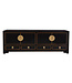 Fine Asianliving Chinese TV Cabinet Onyx Black - Orientique Collection W130xD40xH45cm