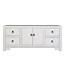 Fine Asianliving Chinese TV Cabinet Snow White - Orientique Collection W106xD45xH46cm
