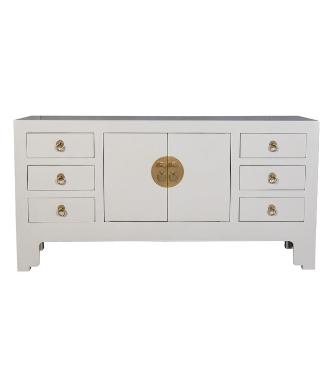 Mueble TV Chino Moonshine Gris - Orientique Colección An121xP37xAl61cm