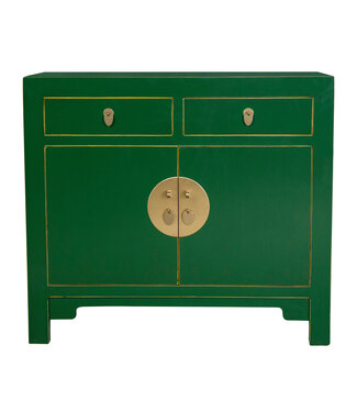 Fine Asianliving Armario Chino Jade Verde - Orientique Colección A90xP40xA80cm