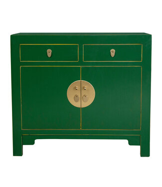 Fine Asianliving Armoire Chinoise Jade Verte - Orientique Collection L90xP40xH80cm