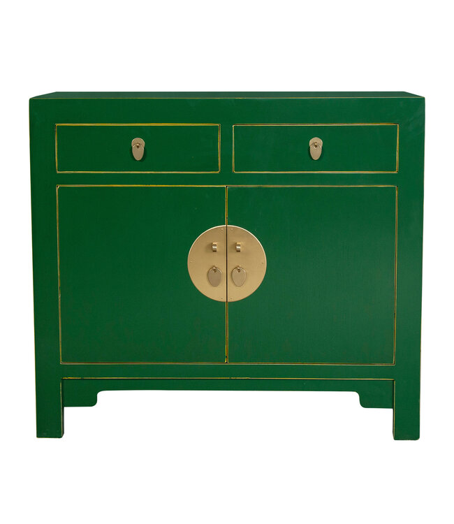 Armoire Chinoise Jade Verte - Orientique Collection L90xP40xH80cm